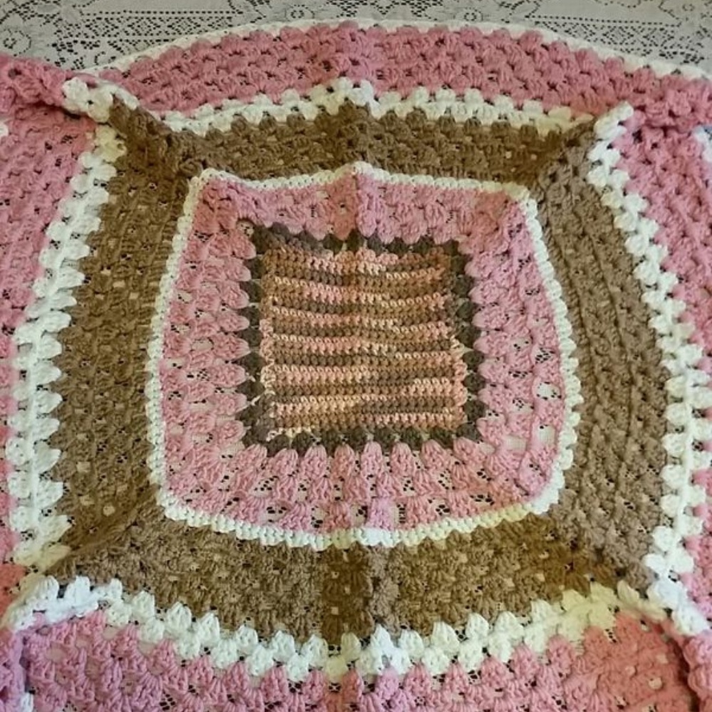 Hand Crocheted Table Topper - NEW